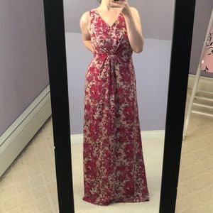 Floral Forever 21 maxi dress, size small